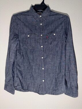 Levi’s Denim Shirt Men’s Size Medium Blue heather